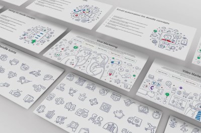 Doodle PowerPoint Infographic Set