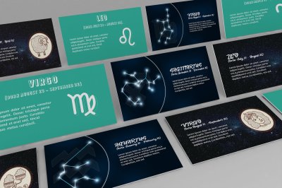 Zodiac Powerpoint 3 Templates Bundle