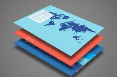 Smart World Map Infographics