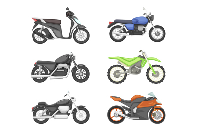 Different types of motorcycles