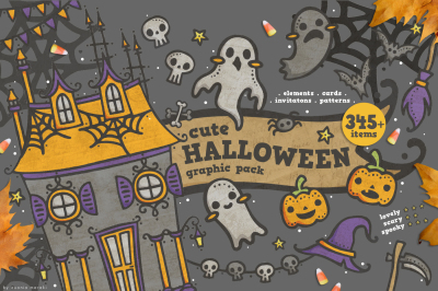 Cute Halloween - graphic pack