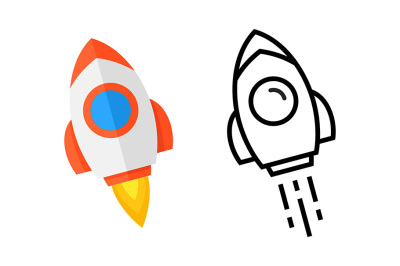 Rocket ship icon