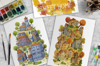 Sweet home posters