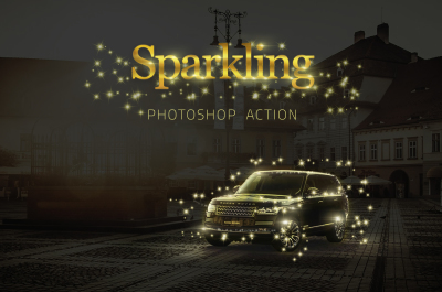 Gold Sparkling Text Effect
