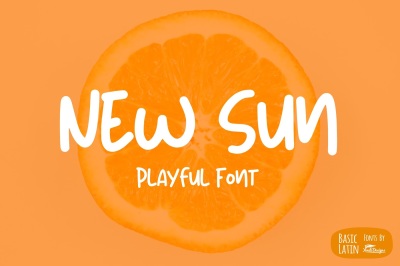 New Sun Playful Font