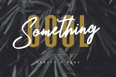 Something Cool Typeface