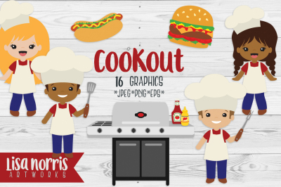 Cookout Clip Art Graphics