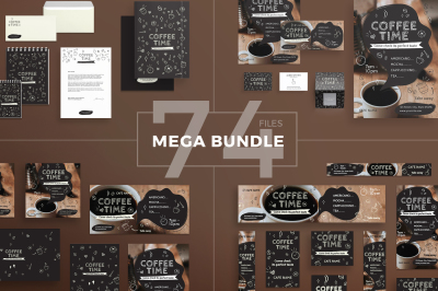 Design templates bundle | flyer, banner, branding | Coffee Bar
