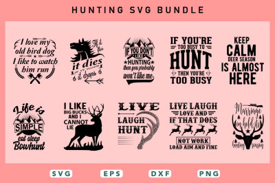 39 Hunting SVG Bundle