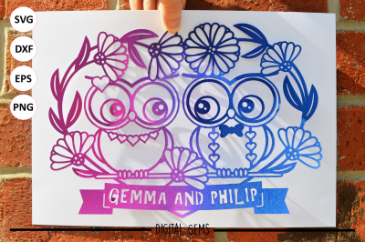 Owl SVG / DXF / EPS / PNG files