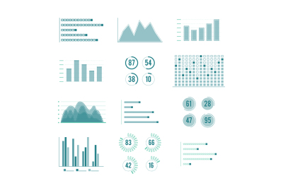 Vector charts and graphs