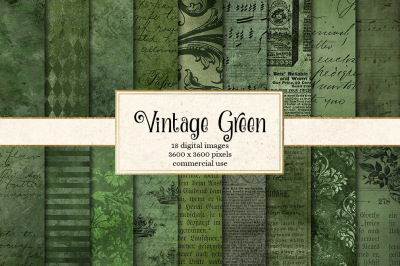 Vintage Green Textures