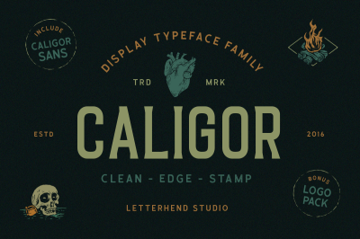 CALIGOR - Display Typeface