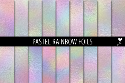 Pastel Rainbow Foils