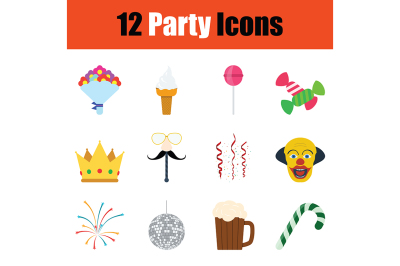 Party icon set