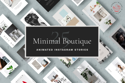 Animated Instagram Stories Templates - Minimal Boutique