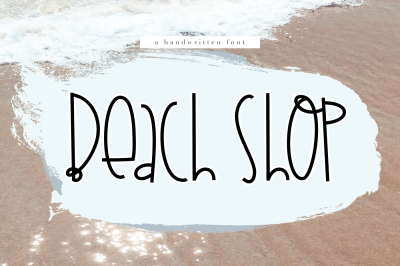 Beach Shop - A Quirky Handwritten Font