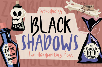 Black Shadows Font