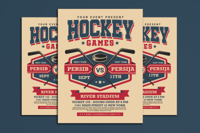 Hockey Game Flyer