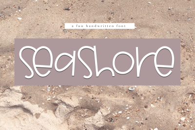 Seashore - A Fun Handwritten Font