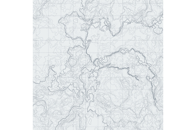 Abstract contour map with different relief