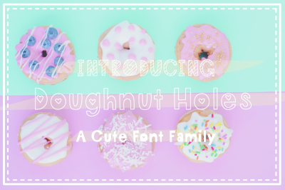 Doughnut Holes Font Family