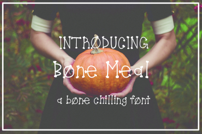 Bone Meal Font