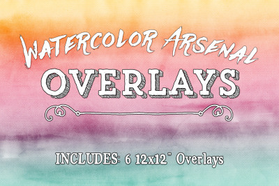 Watercolor Arsenal Overlays