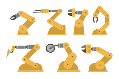 Set of robotic arms