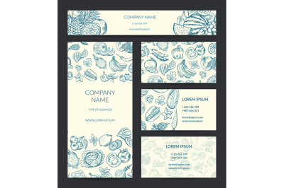 Vector identity banner&2C; brochure&2C; business card templates set