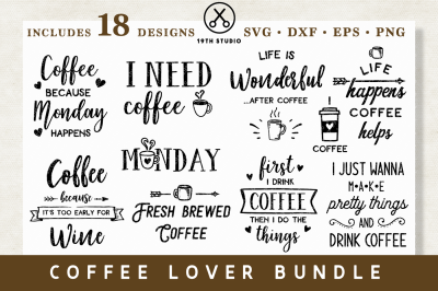 Coffee SVG Bundle | M7