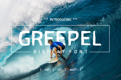 Greepel Grunge Font