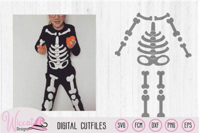 Skeleton costume svg, halloween file, Toddler Costume, skeleton svg