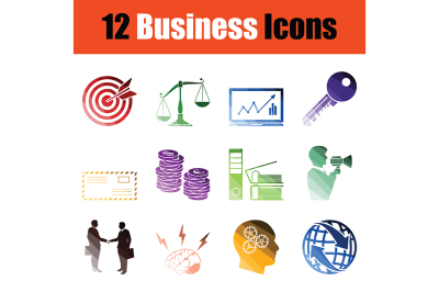 Business icon set