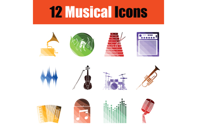 Musical icon set