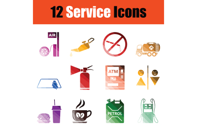 Service icon set