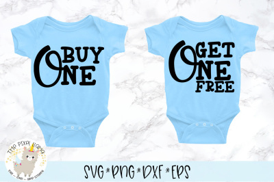 Buy One Get One Free Twin SVG Cut File