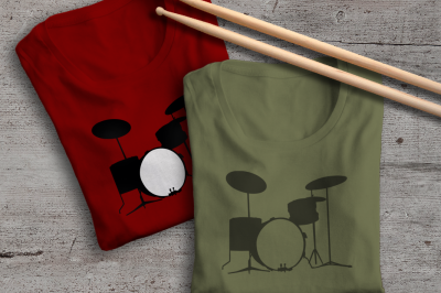 Drum Kit | SVG | PNG | DXF