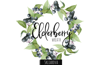 Elderberry wreath.