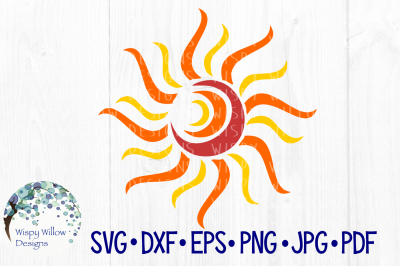 Sun, Summer, SVG/DXF/EPS/PNG/JPG/PDF