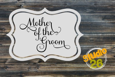 Mother of the Groom SVG