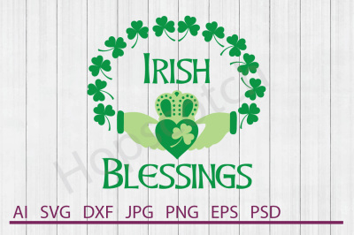 Irish Blessings SVG, Irish Blessings DXF, Cuttable File