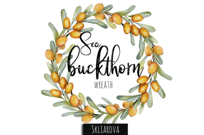 Sea buckthorn wreath