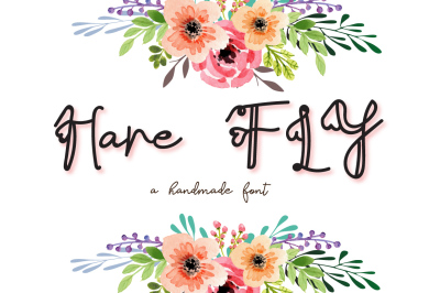 Hare Fly font