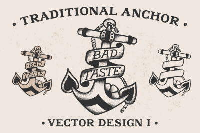 Traditional Anchor Vector Design I
