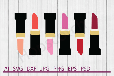 Lipstick SVG, Lipstick DXF, Cuttable File