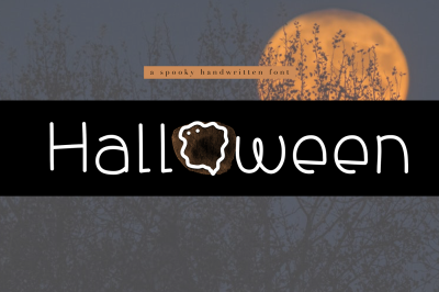 Halloween - A Spooky Handwritten Font