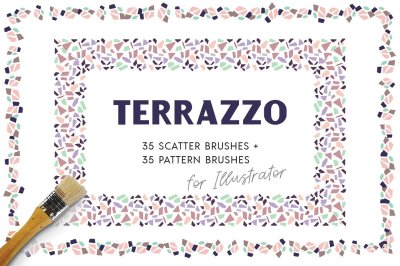 Terrazzo Vector Brushes