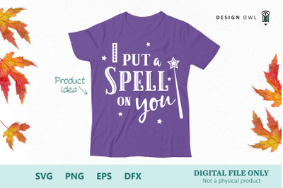 I put a spell on you SVG PNG EPS DFX