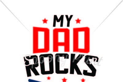 Download Download My Dad Rocks Free All Free T Shirt Design Svg Commercial Users